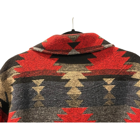 Rhonda Stark Vintage 90's Aztec Wool Jacket Size L/XL Southwestern USA Women's - Picture 6 of 7